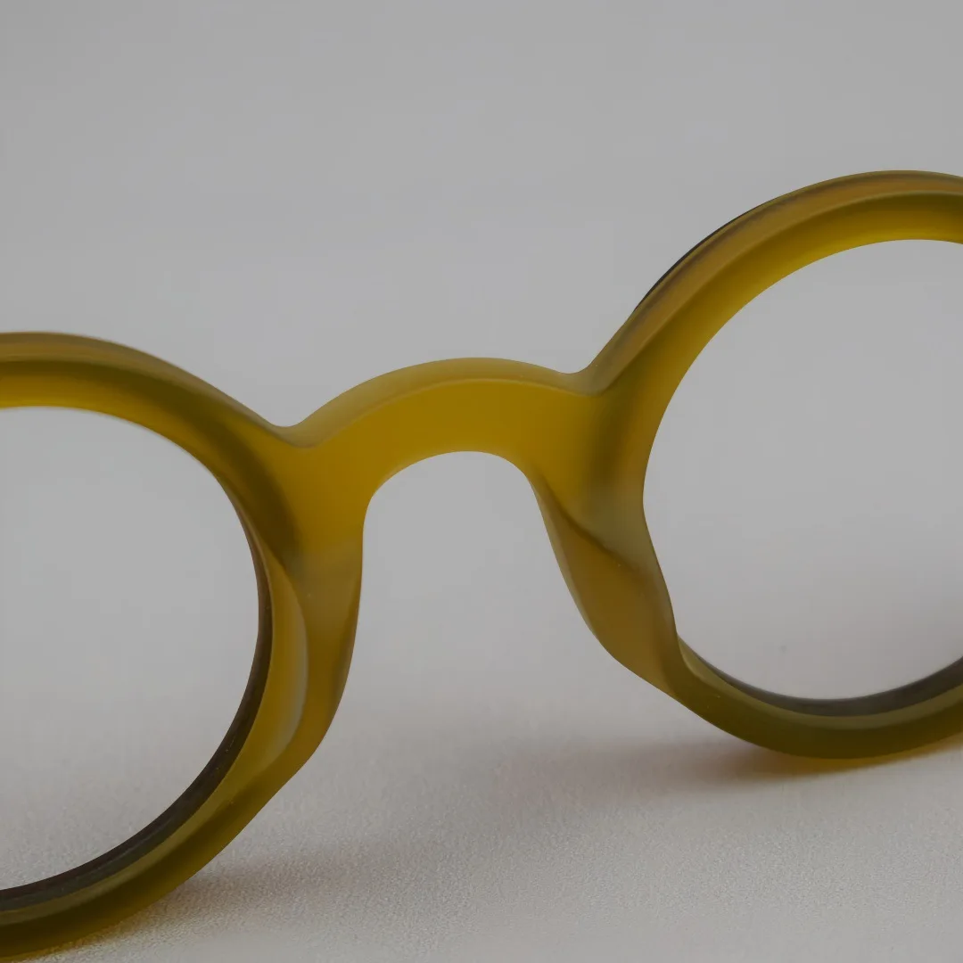 ALICIA Mode Retro Runde Vollformat Kleine Größe Brillen Luxus Acetat Spektakel Optische Verordnung Rahmen Mann Frau – Detail 22