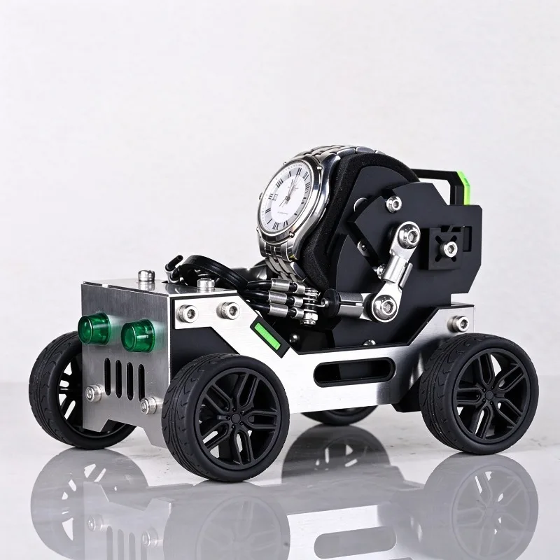 Creative Watch Stand Robot Car Model Watches Holder Desktop Decor Wristwatch Display Rack Men Craft Gift Watches Storage Stand
