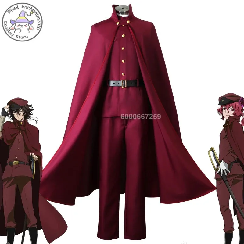 Bungo Stray Dogs Suehiro Tecchou/Ookura Teruko/Jouno Saigiku Costume Cosplay Parrucca Abiti di Halloween Anime Comic Con Vestiti kn.7