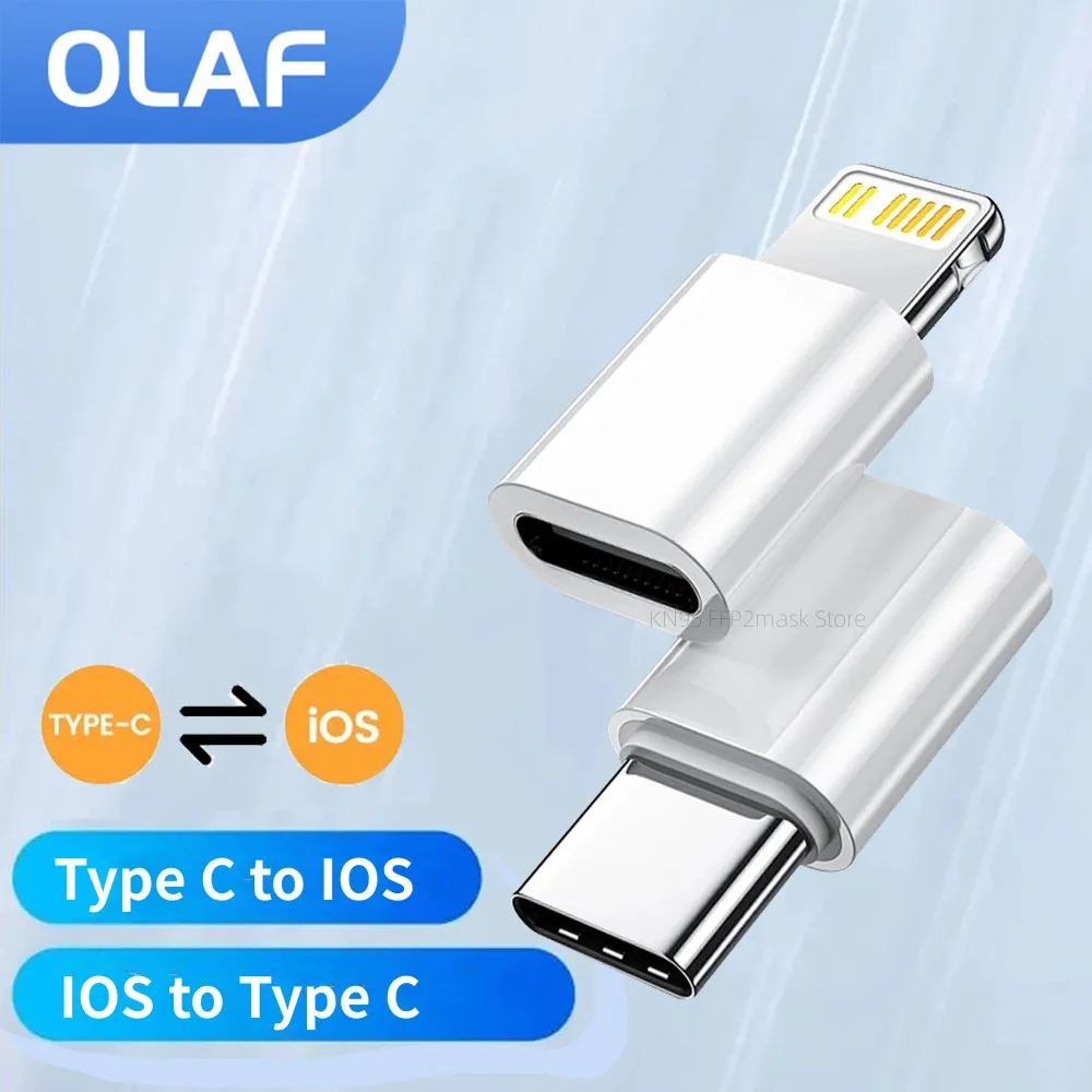 Olaf USB Type C To Lightning Adapter For iOS Male to USB C Female Converter for iPhone 14 13 PC Macbook Fast Charging adaptor