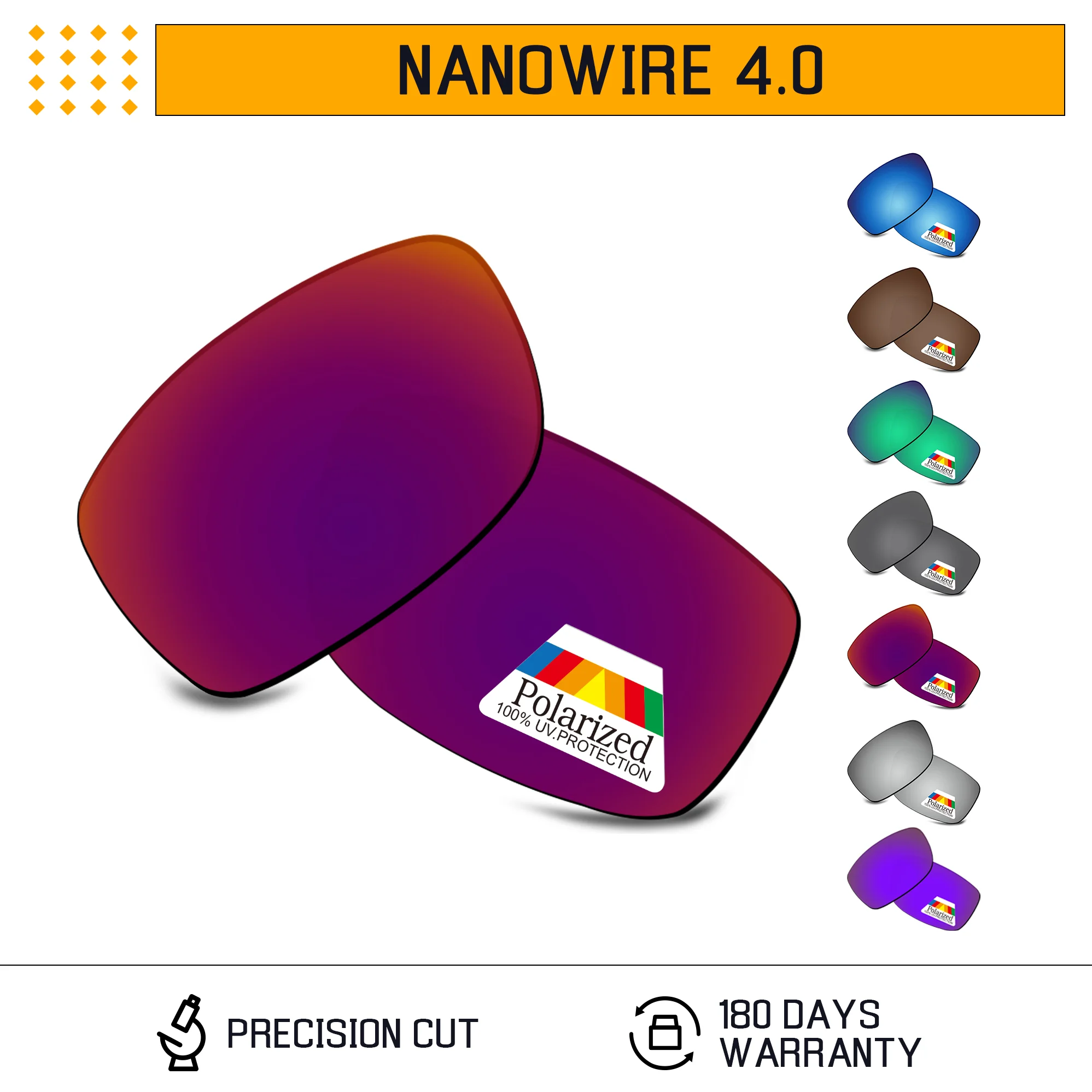 

Rarayvix Polarized Replacement Lenses UV400 Protective for Oakley Nanowire 4.0 Sunglasses