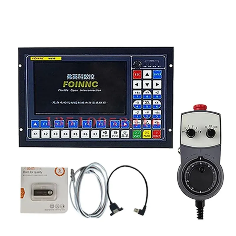 Máquina de grabado Cnc M350 de 3/4/5 ejes, controlador de movimiento con volante, herramienta de soporte de código G de 1mhz, biblioteca Atc para grabado enrutadora