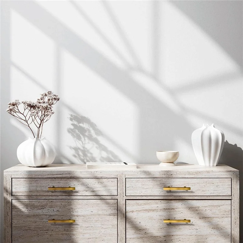 

AT16 30 упаковок золотых ручек для шкафа, латунные ручки для шкафа, квадратные ручки для ящиков, золотые ручки для комода для шкафов и ящиков, 5 дюймов