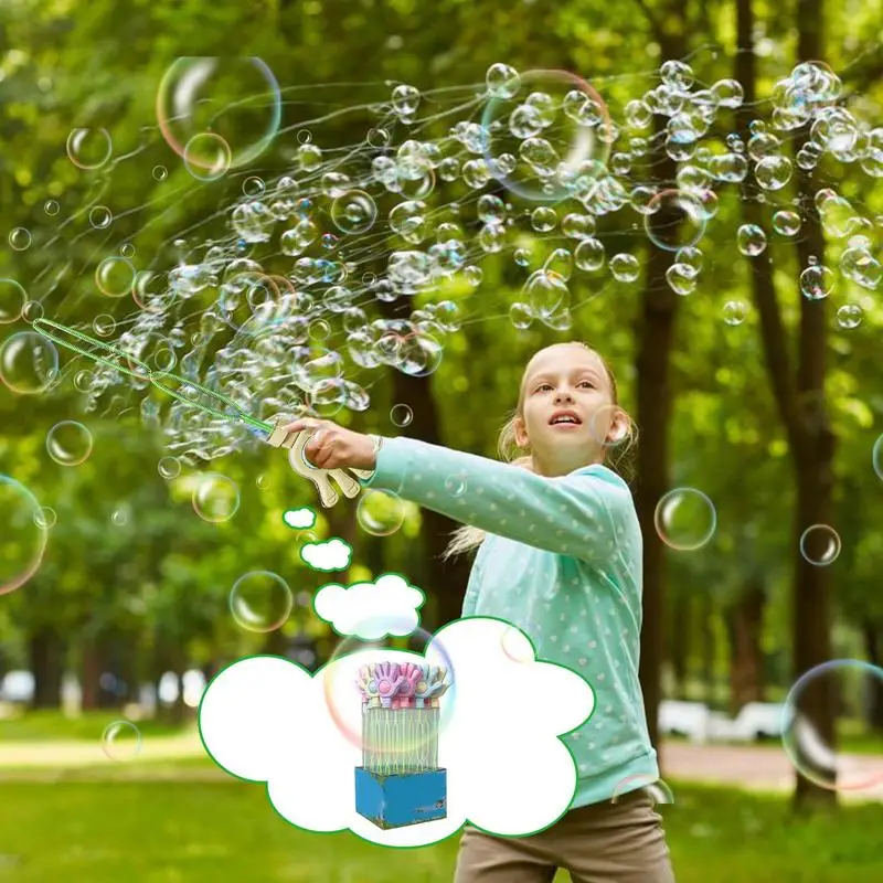 

Bubble Wands For Kids 10x Handheld Bubble Blower Outdoor Entertainment Activity Summer Toy Party Favors For Family Events