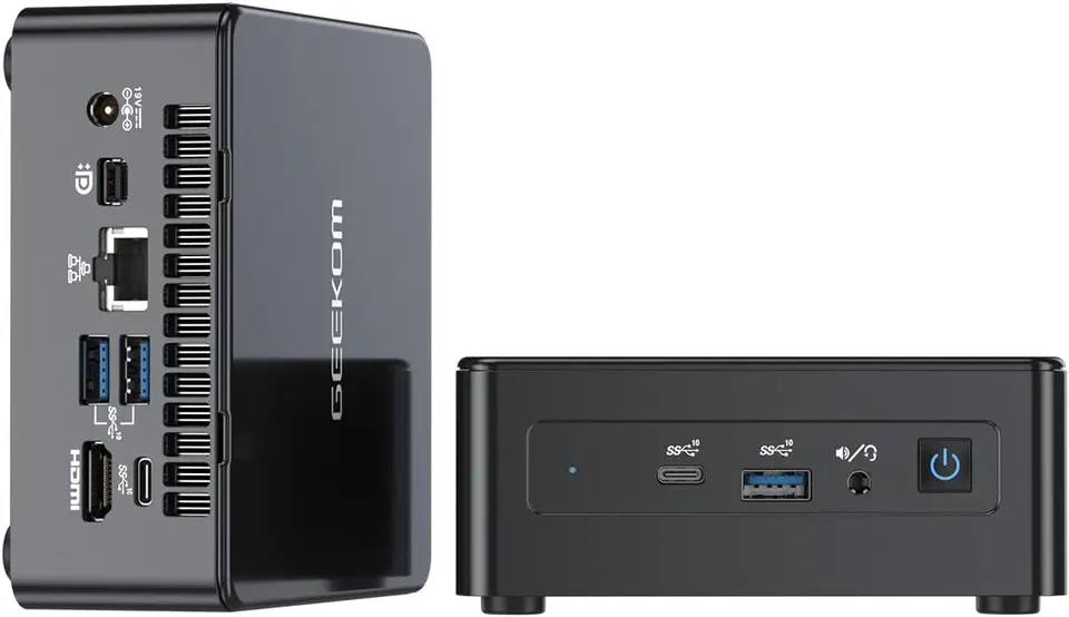 GEEKOM Mini PC, Mini IT8 Mini Computer with i3-8109U(Up to 3.6 GHz