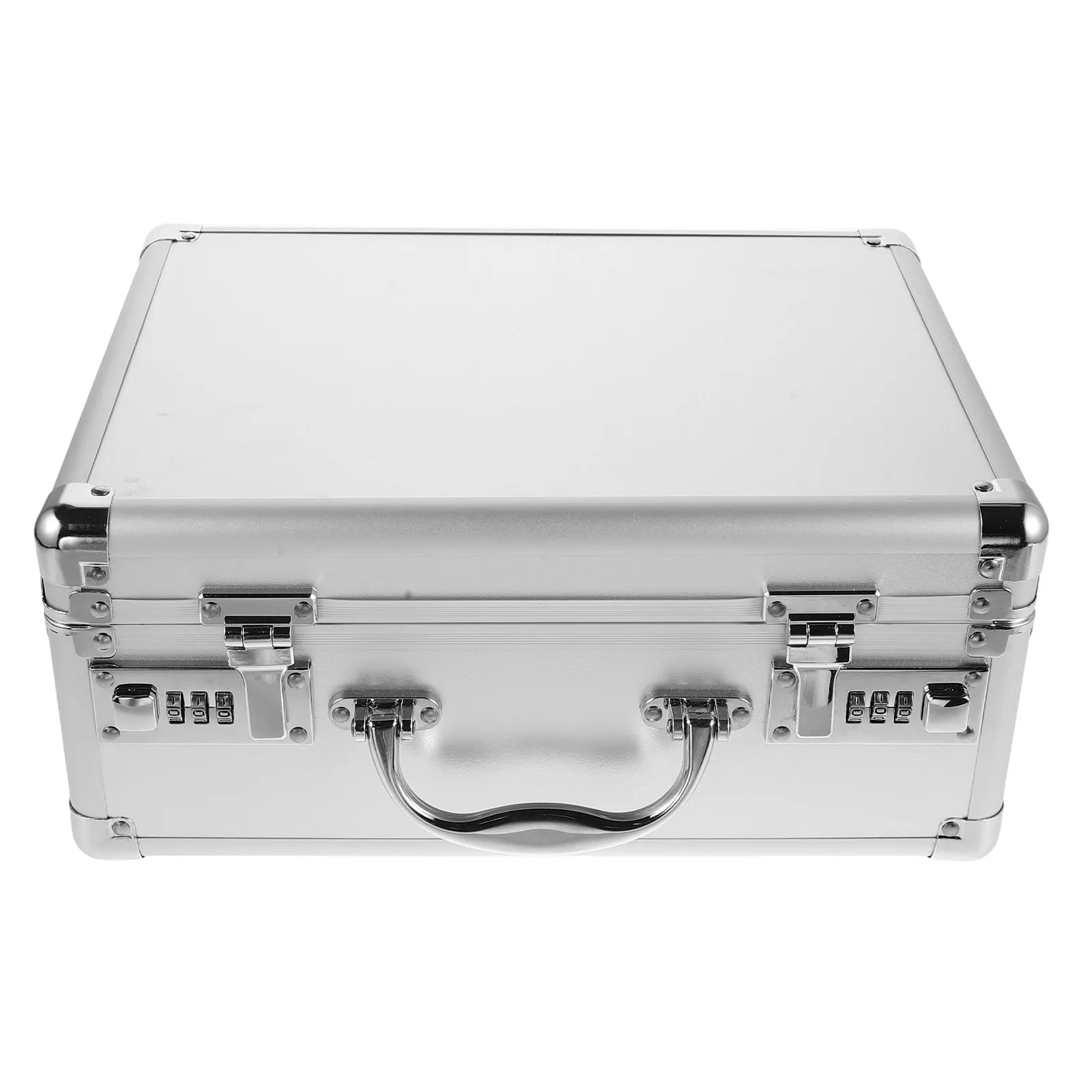 

Portable Metal Medicine Lock Box Large Capacity Secure Storage with Combination Lock for Home Office Travel First Aid