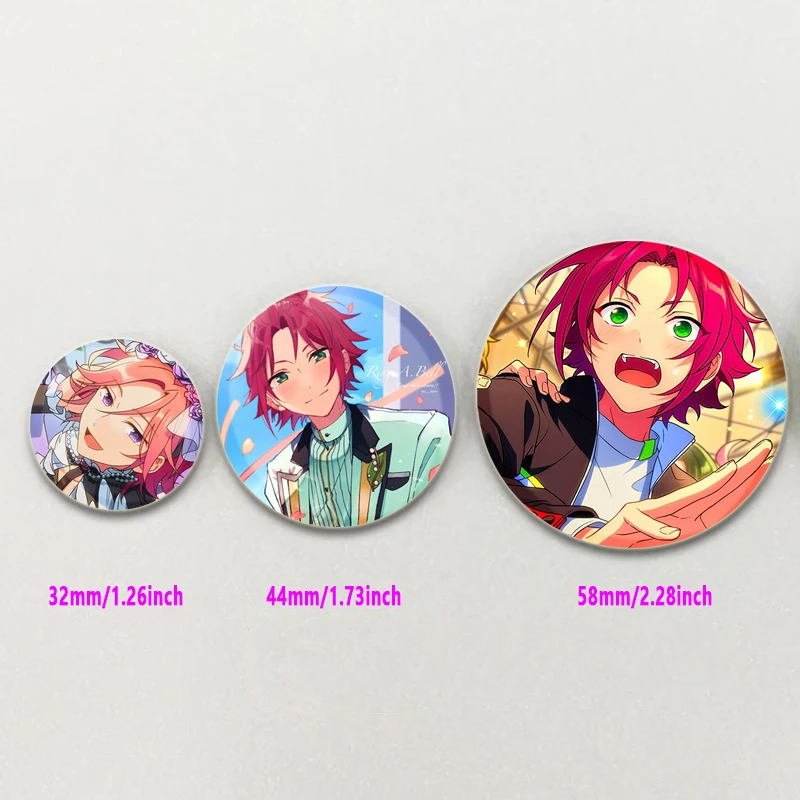 Hot Anime Ensemble Stelle Pulsante Pin Cartoon Mao Isara Spilla carina Distintivo Borsa Decor Ventole Raccogliere gli amici Regalo Accessorio fatto a mano