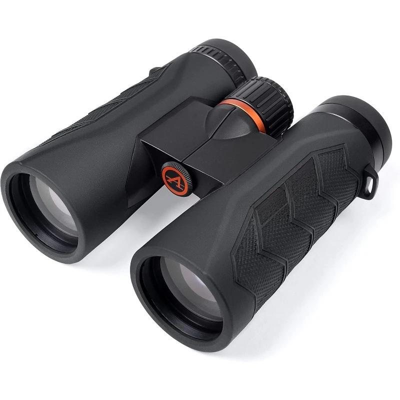 8x42 Midas G2 UHD Black Binoculars with Eye Relief for Adults and Kids, High-Powered Binoculars for Hunting, Birdwatching