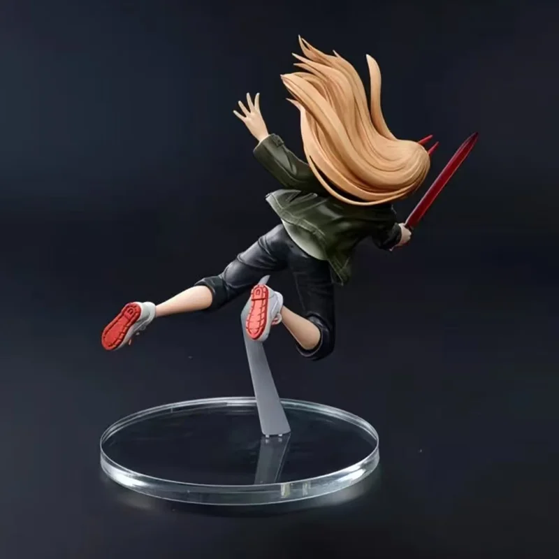 In voorraad Echt TAITO Chainsaw Man Power PVC ongeveer 16 cm Anime Figuur Model Desktop ornament Collector Beeldje Speelgoed Gift