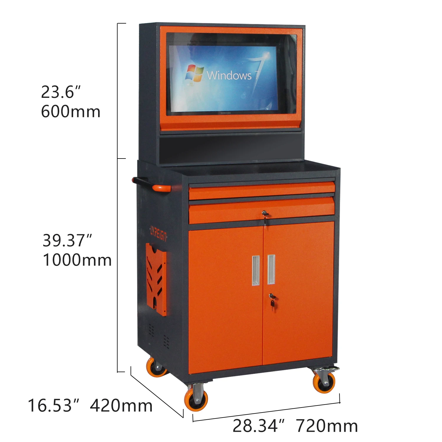 CircREIGN-Armoire de rangement LFPCP01C RapDuty, Armoire informatique industrielle, Wers de proximité