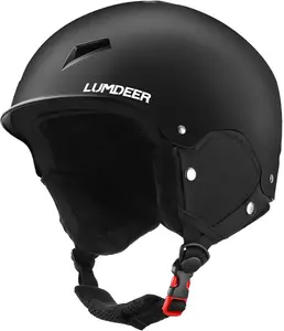 Ski Helmet with Visor Goggles, UV Protection Snowboard Helmet, Adjustable for Men and Women in Skiing and Snowboarding