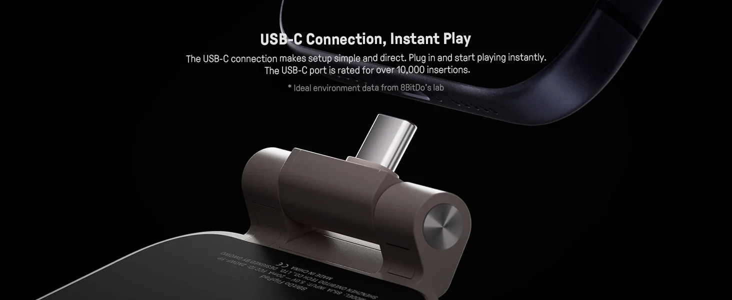8BitDo FlipPad Flip-Style Mobile Game Controller, Spielzubehör USB-C Gaming Gamepad für iPhone Android Vertikal Mobile – Detail 5