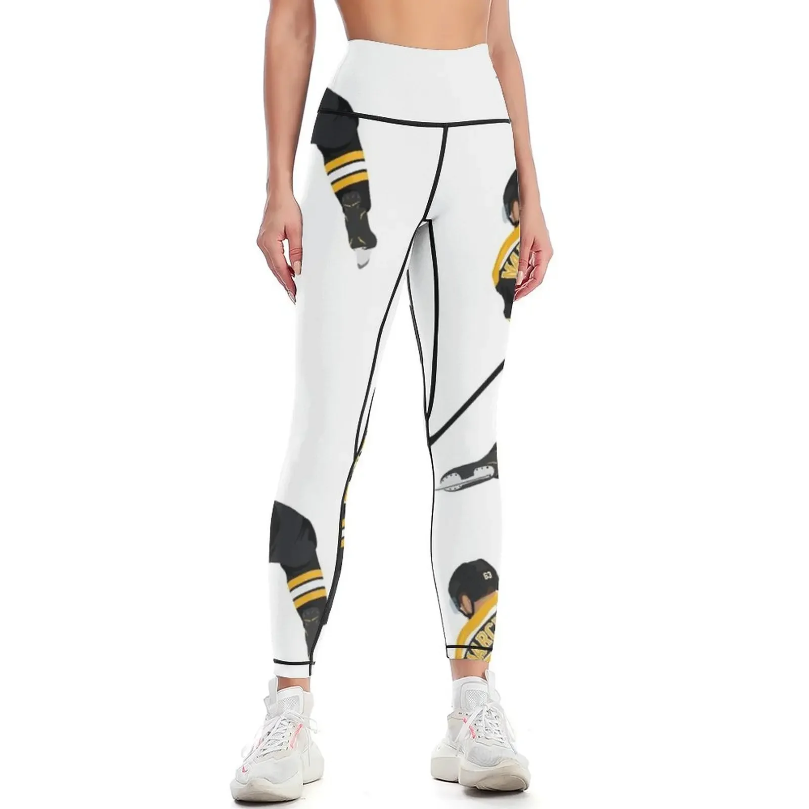 

Brad Marchand Leggings Sportswear woman gym Fitness's gym clothes sport set Training pants Womens Leggings