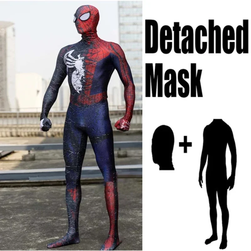 성인과 어린이를위한 슈퍼 히어로 코스프레 의상, 할로윈을위한 두 번째 피부 젠타이 풀 슈트, 남성용 파티 슈트