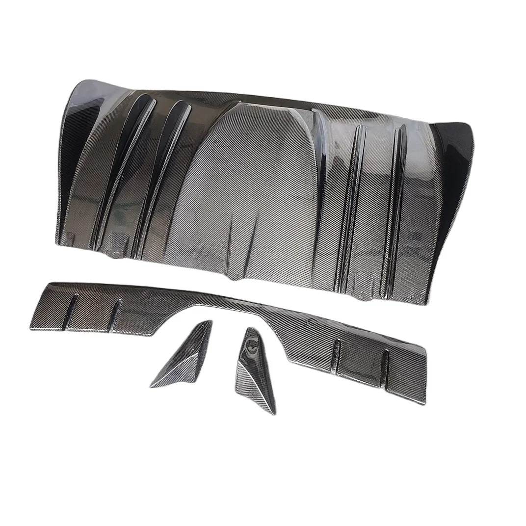 HAMAN Style F430 3K Real Carbon Fiber Rear Diffuser For Ferra-Ri 430 Rear Diffuser Fins