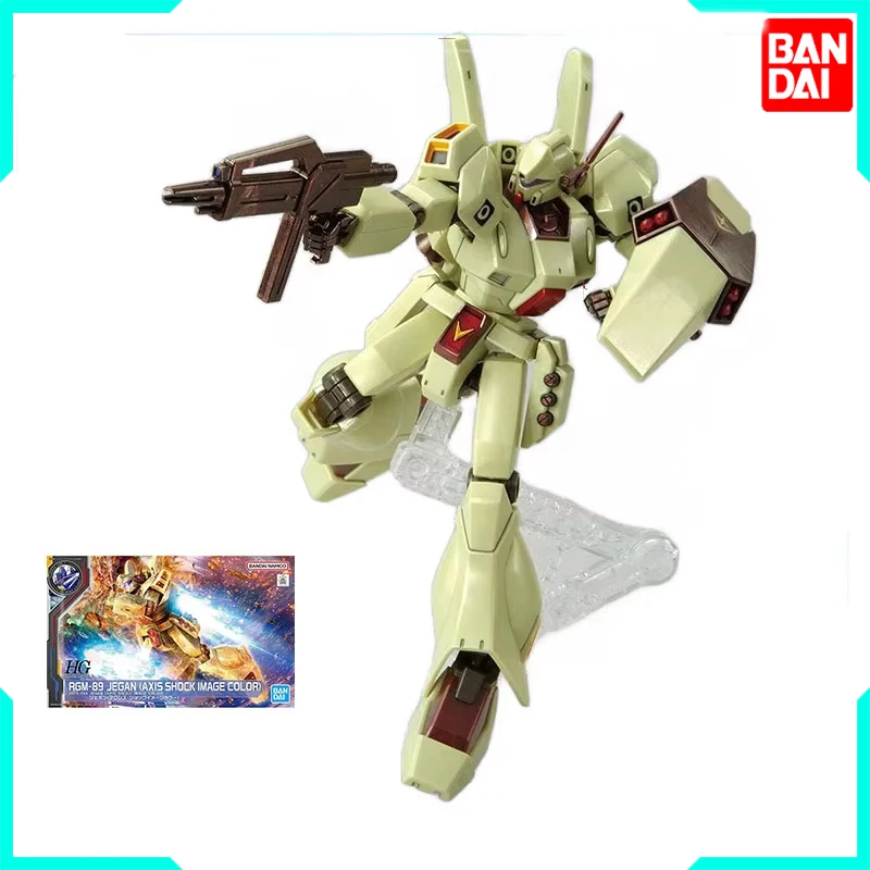 Bandai Original Gundam Hg1/144 JERGON AXIS Anime Action Figures Toys For Boys /Christmas GiftCollectible Model Ornaments