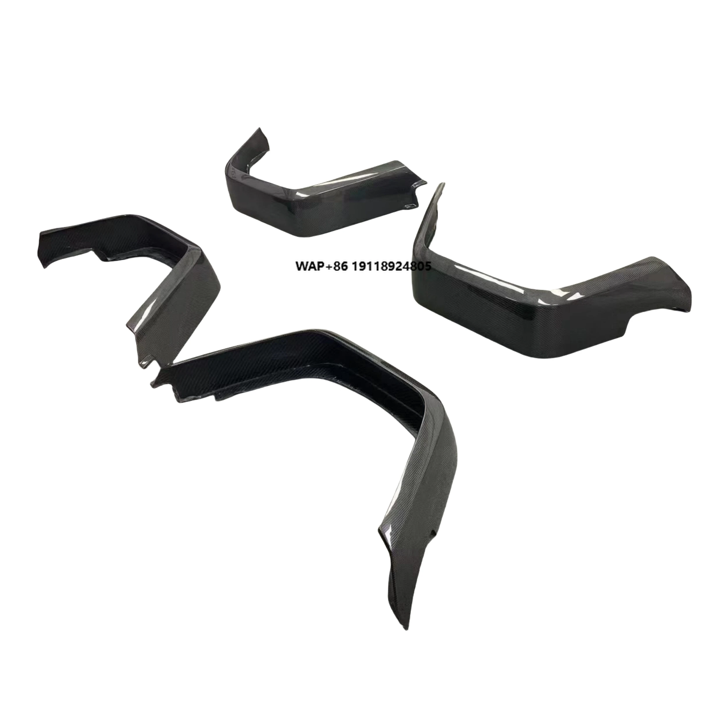 G Class W463 Dry Carbon Fiber 4X4 18cm Width Wide Car Over Fenders Flares Wheel Arches Eyebrow