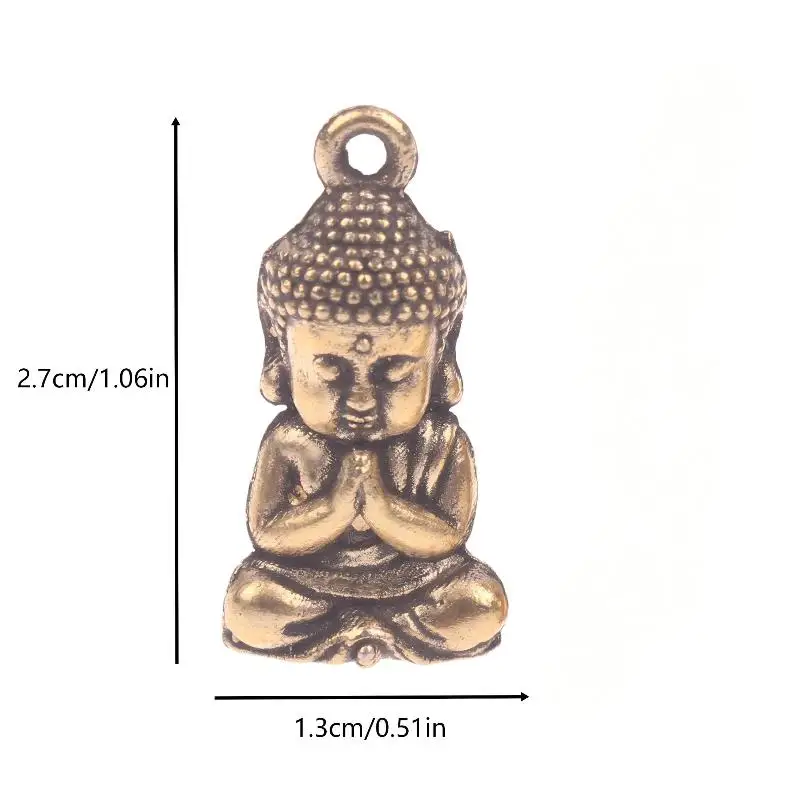 5/10Pcs Miniature Shakyamuni Figurine Pendant Retro Ornaments Desktop Decor