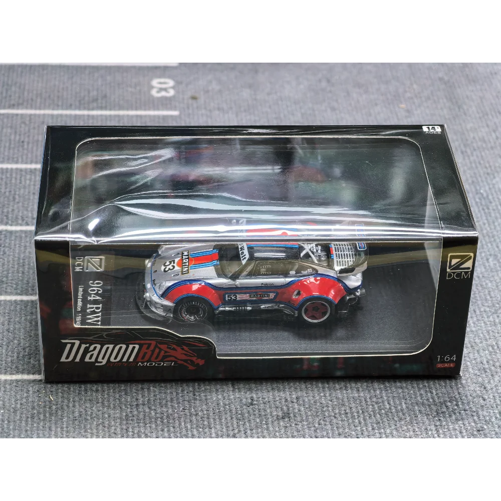 1:64 mēroga Martini RWB 964 sakausējuma modelis - alternate angle