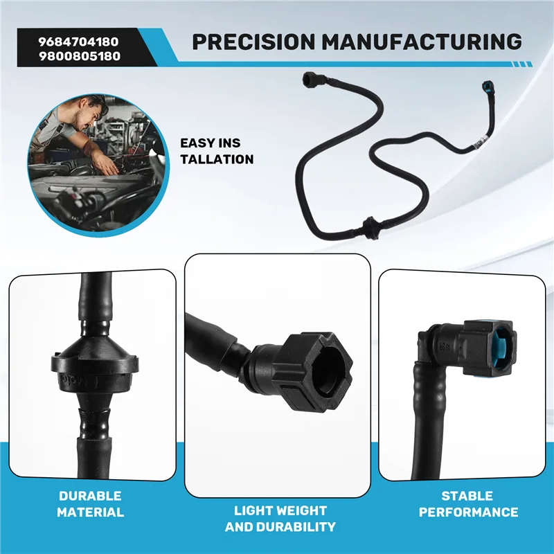 

Brake Vacuum Tube 9684704180 For Citroen Berlingo/DS5 For 3008/4008/PARTNER Brake Line Pipe Hose