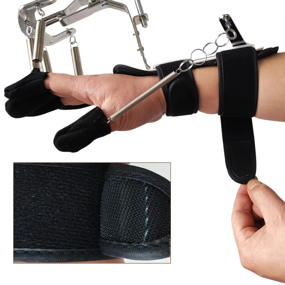 Finger Flexible Exerciser Strength Stroke Hemiplegia Hand Strength Rehabilitation Spring Frame Sub-fingerboard Rehabilitation