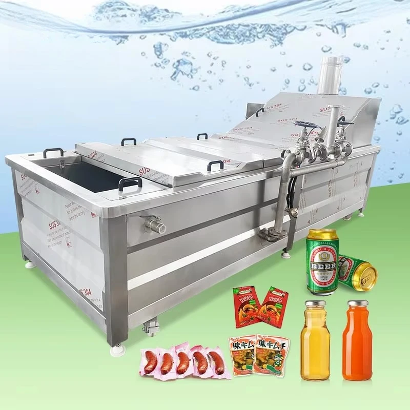 FOODLINE Factory Direct Pasteurization Machine Water Bath Heating Yogurt Juice Sterilizer for Global Dairy Distributors