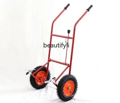 

YH Mobile cart greenhouse flower handling artifact tray base universal wheel lifting flower pot tool cart