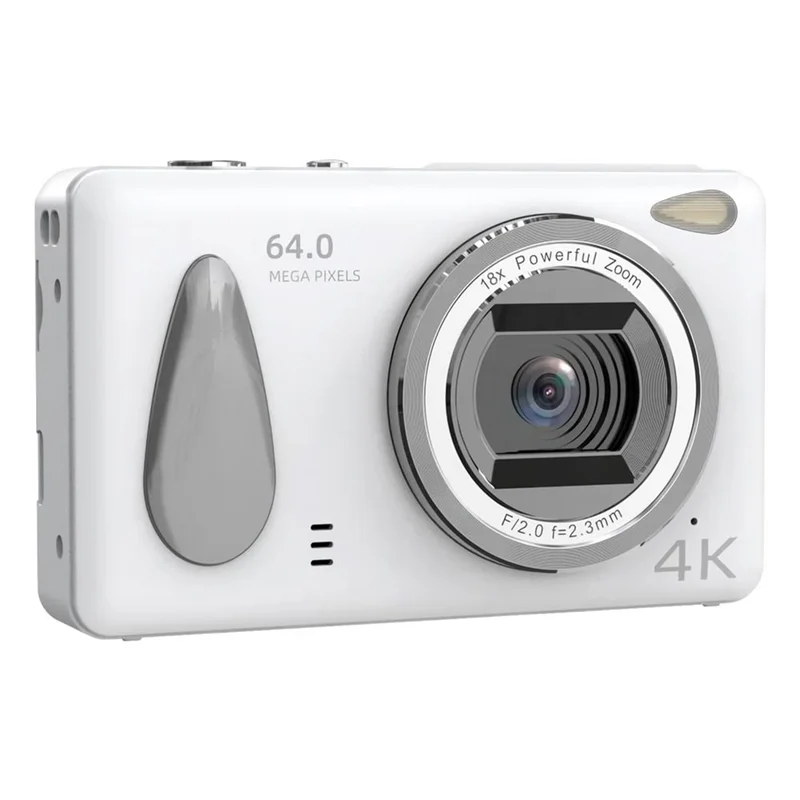 ABJF-Digital Cameras HD 4K Compact Camera 2.4Inch IPS Screen 18X Zoom Anti-Shake Autofocus Camcorder Cameras