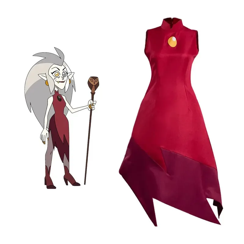 

The Owl House Amity Edalyn Dress Top Pants Cosplay Costume Halloween Masquerade Carnival Party Outfits for Women