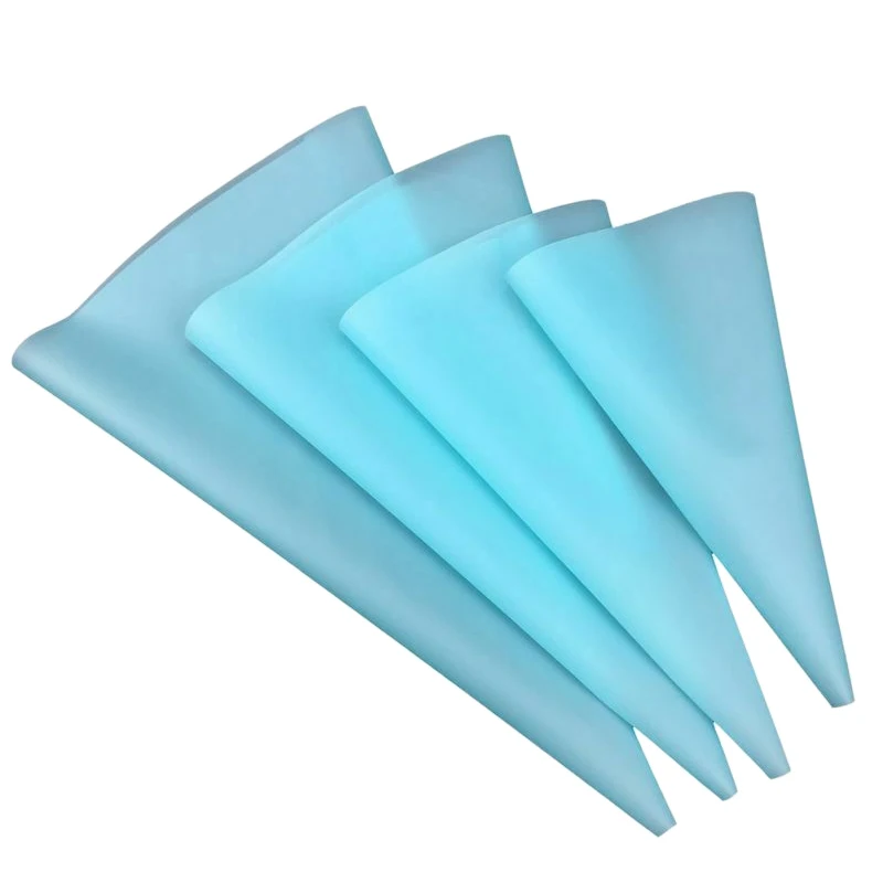 8Pcs Silicone DIY Icing Piping Cream Pastry Bags Cake Decorating Tools Reusable Pastry Bag 10/12/14/16