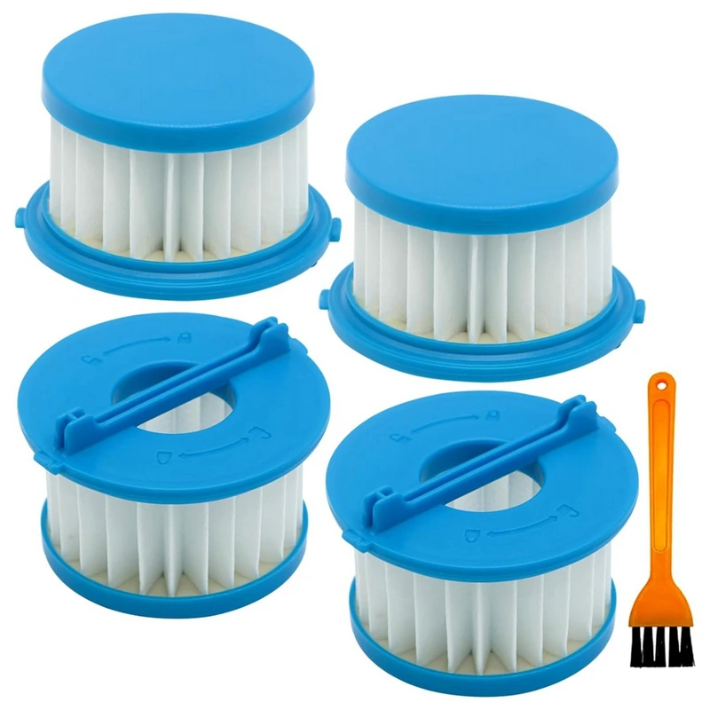 Peças de reposição do filtro HEPA, Peças de reposição para Ryobi 18V One +, Mão seca e úmida vácuo, PCL702, PCL702B, PCL702K, A32F02, 4pcs