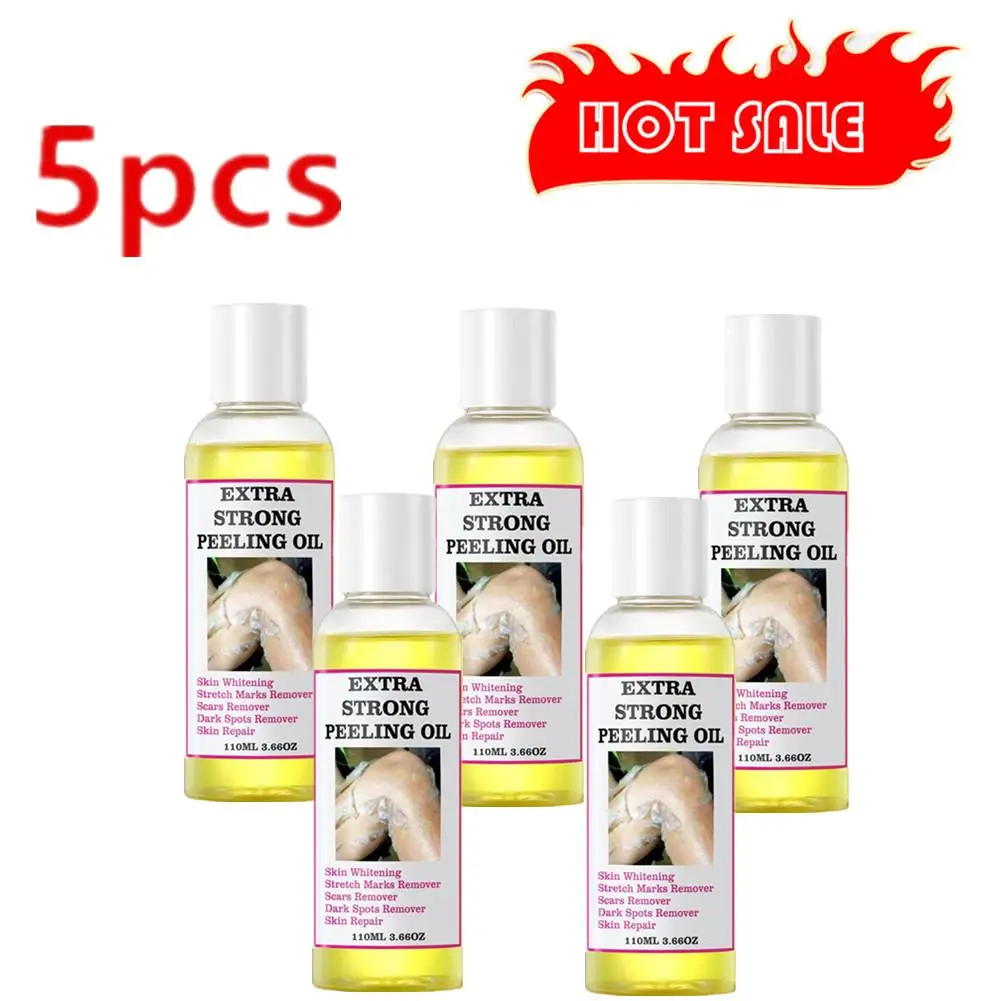 

5X Peeling Oil For Dark Skin Super Strength Yellow Peeling Oil Strong Peeling Oil For Skin Brightening Moisturizing Removes De