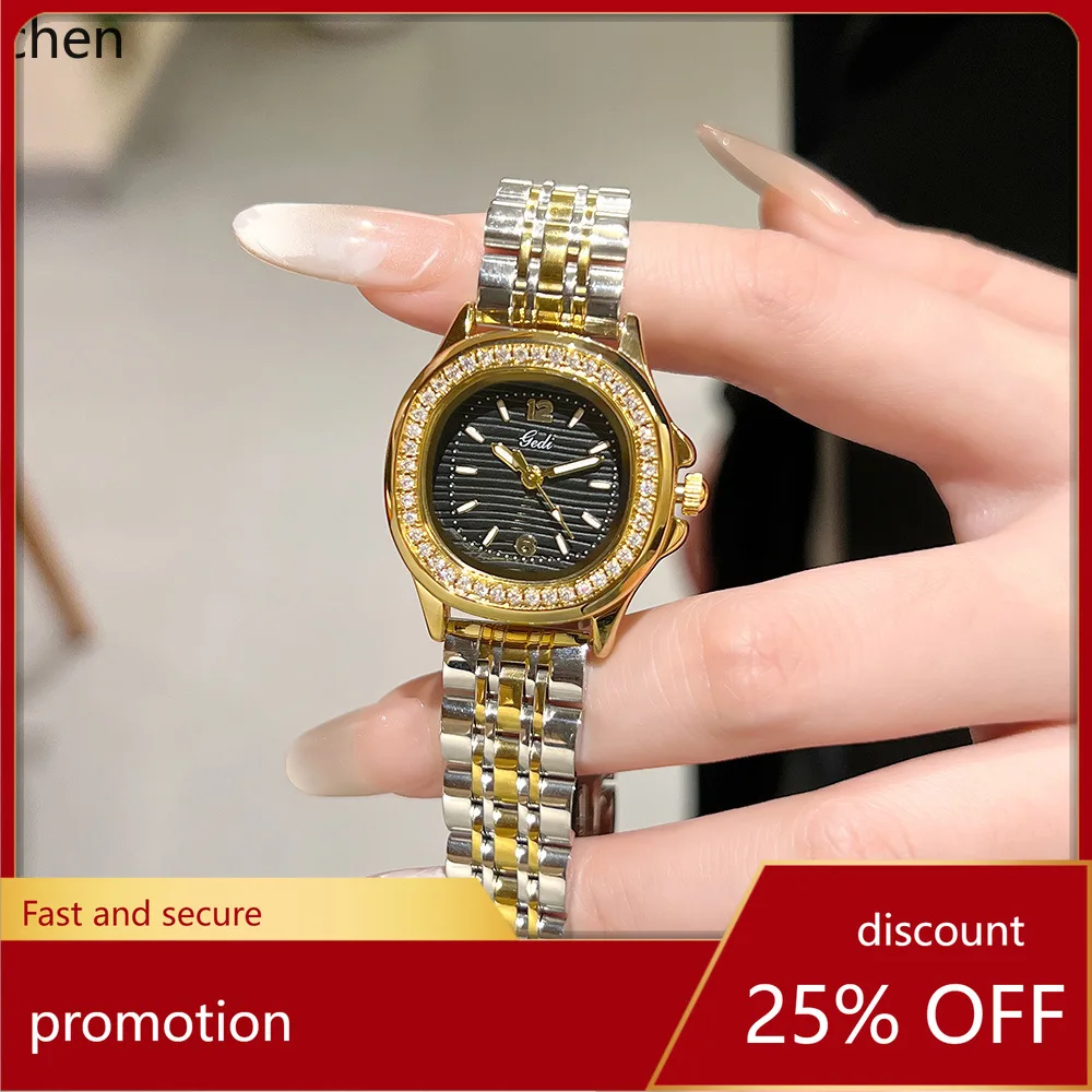 

Женские часы Zml Fashion Starry Sky с бриллиантами - водонепроницаемые кварцевые наручные часы из нержавеющей стали для женщин