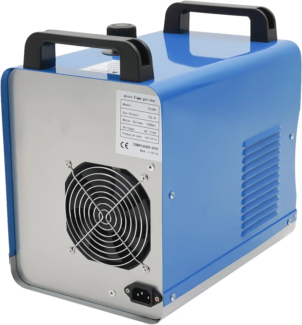 Generador de llama de Gas y oxígeno, soldador de agua, pulidor de llama acrílico, 75 L/H, acrílico con soplete de Gas, CA 110V, 300W