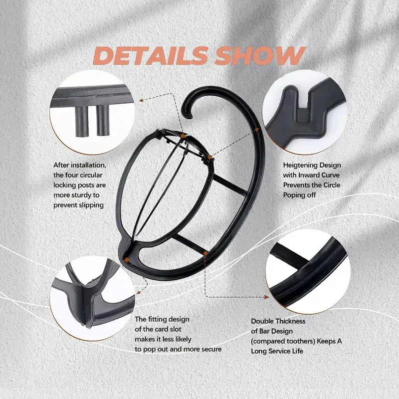 حامل شعر مستعار، حامل تجفيف الشعر المستعار، هدايا على شكل شعر مستعار للسيدات ومصففي الشعر، أدوات تصفيف الشعر ذات المظهر العصري