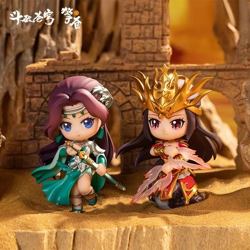 

Original Doupo Cangqiong YunYun Medusa QVersion Fights Break Sphere Figure Anime Portrait Models Toys Kids Gifts Collection Doll