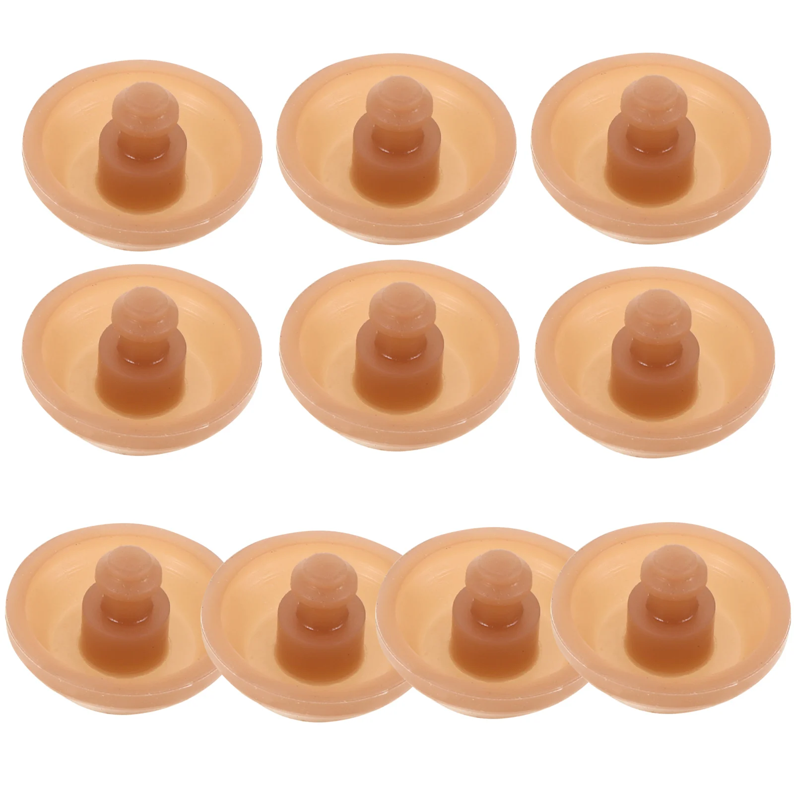 

10 Pcs Silicone Plug Lid Bottles Bottled Easy-install Stopper Leak-proof Cap Silica Gel Custom Stoppers Child