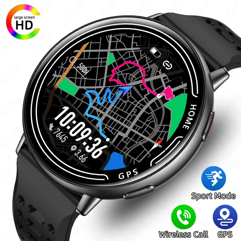 

LIGE Новые Смарт-часы GPS Открытый Здоровье Мониторинг сна 100+ Спортивных режимов Bluetooth Вызов Мужчины Женщины Смарт-часы для Android IOS