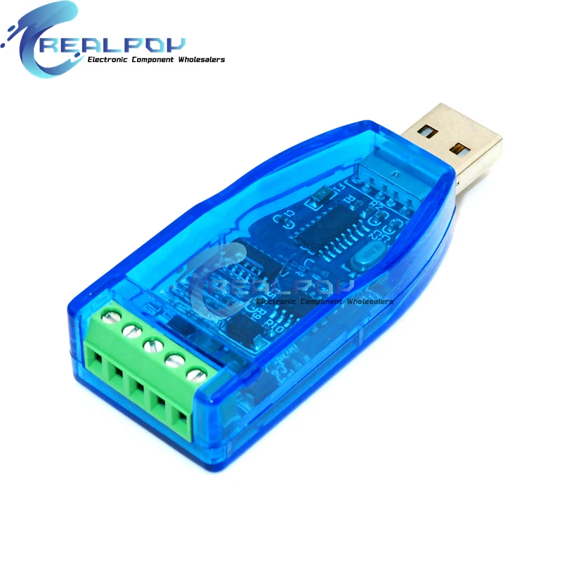 Industrial USB To RS485 Converter Upgrade Protection RS232 Converter Compatibility V2.0 Standard RS-485 A Connector Board Module