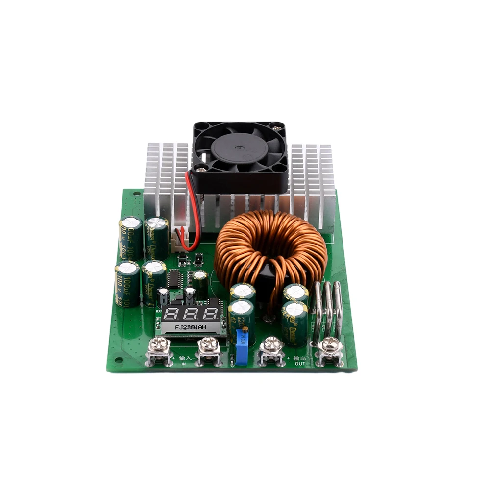 1000W 50A Step Down Module DC 25V-90V to DC 2.5V-50V Buck Converter Digital Display Wide Voltage Stabilizer Power Supply Board