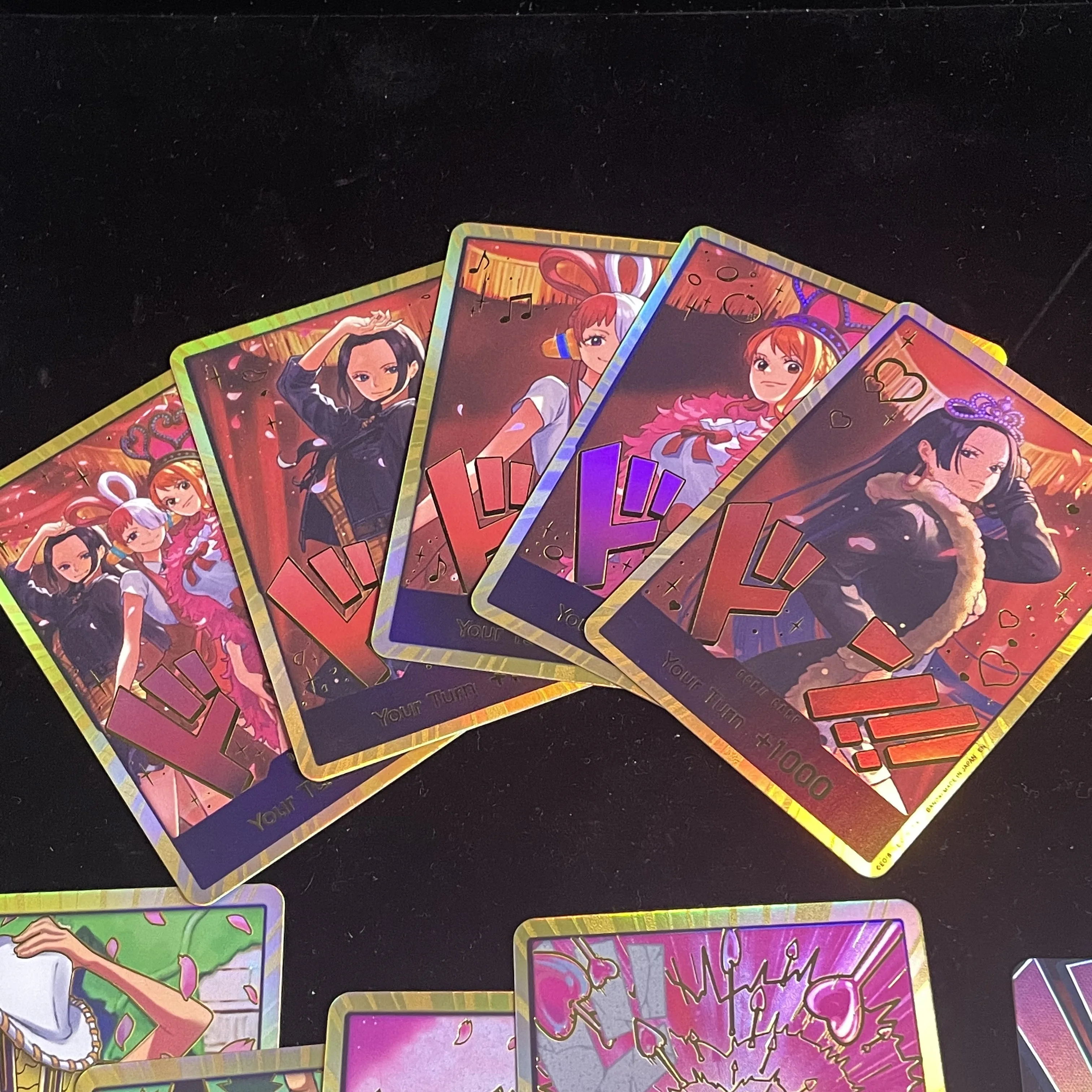 

PROXY One Piece EB03 DON!! Complete Set 5 Card Heroines/Robin/Nami/Hancock/Uta OPCG Gold Frame Collection Card English