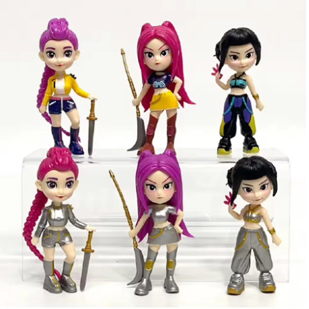 2026 K-POP Monster Hunt K-Pop Monster Hunt Modelo Feito à Mão Caixa Cega Vinil PVC Boneca Lumira Zoe Surpresa Figura Colecionável