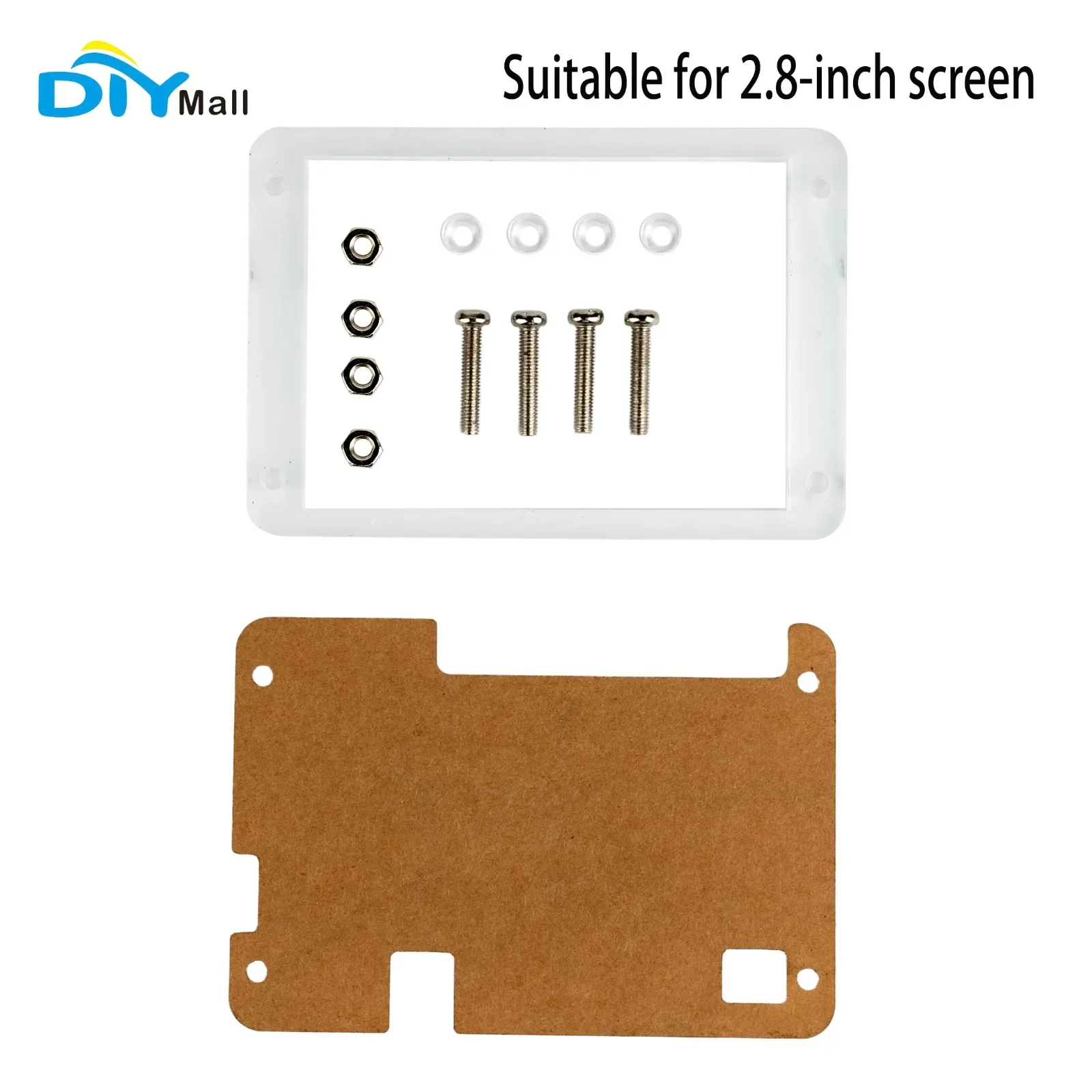 Acrylic shell for ESP32 2.8-inch universal clear resistive touch screen