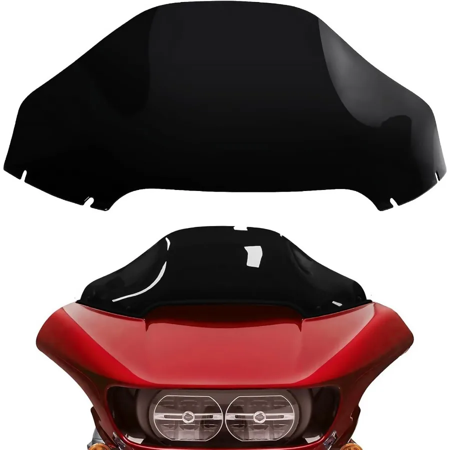 

13 inch Windshield Fit for Harley Davidson Road Glide FLTRX 20152023 CVO Road Glide Limited Motorcycle Windscreen Splitter Wind