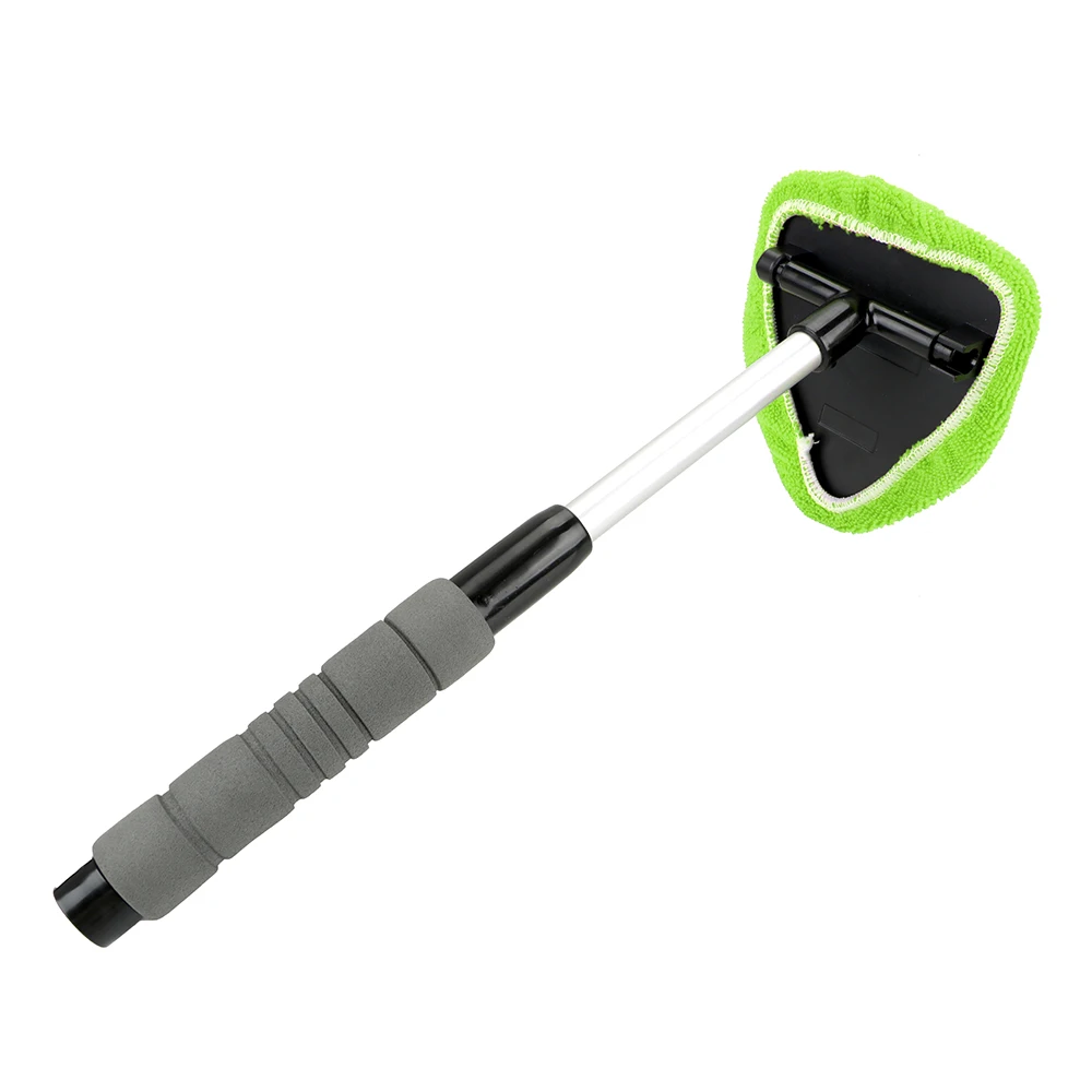 Car Windshield Cleaning Brush Microfiber Telescopic Window Glass Cleaner Car Window Cleaner Window Scraping Mist Eliminator