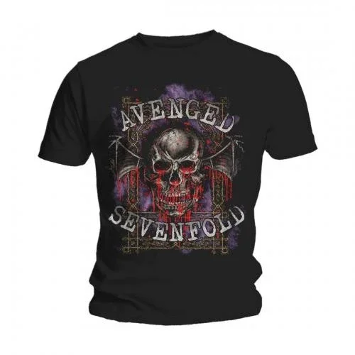 Klassisches Death Bat Avenged Sevenfold Band T-Shirt aus Baumwolle mit Grafikdruck für Männer und Frauen, Sommer-Streetwear – Detail 3