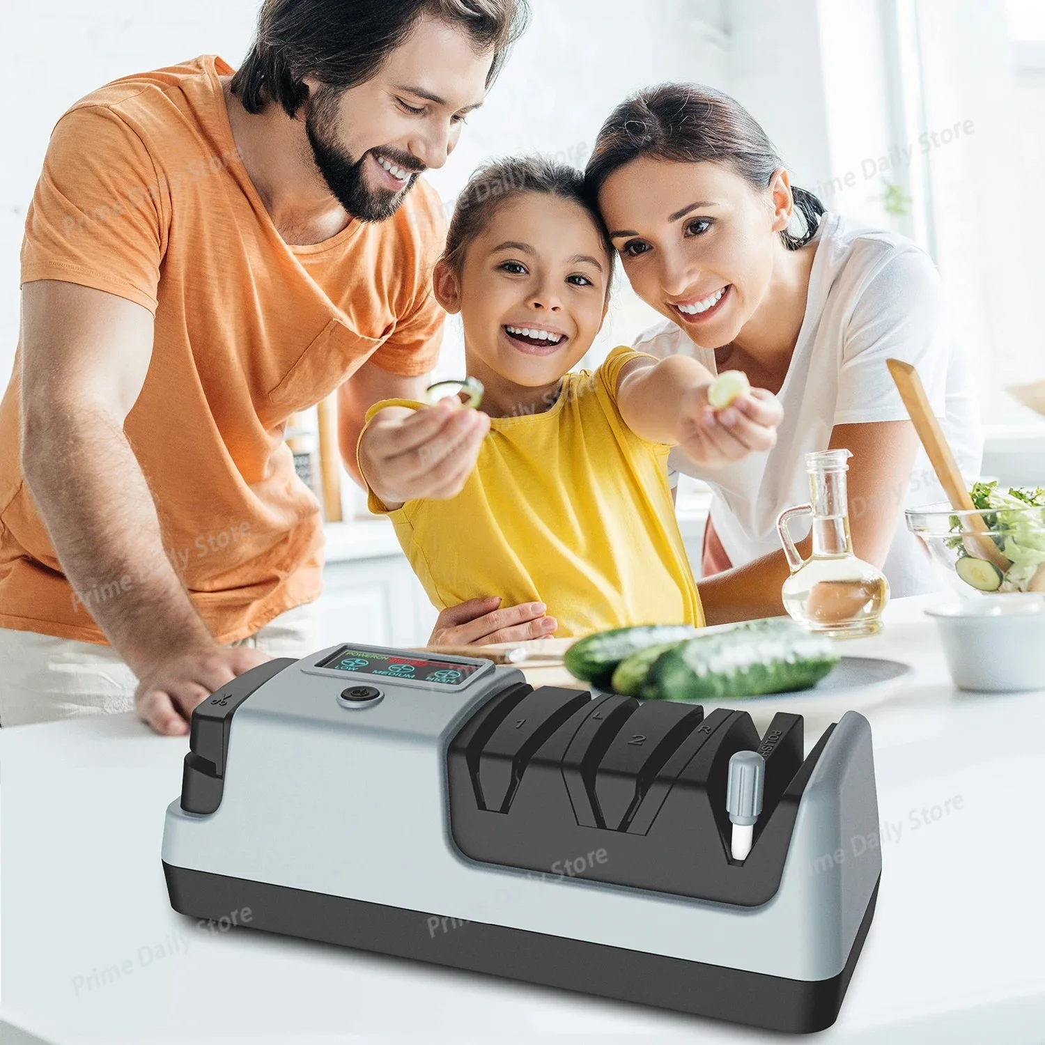 2026 new model professional multi‑function electric knife sharpener, for chef knives, scissors and garden axes