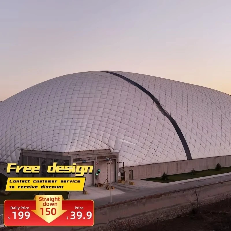 Industrial Design New Building Air Dome Prefabricated Engineering Warehouse Storage for Coal Mines Replacing Steel Structures