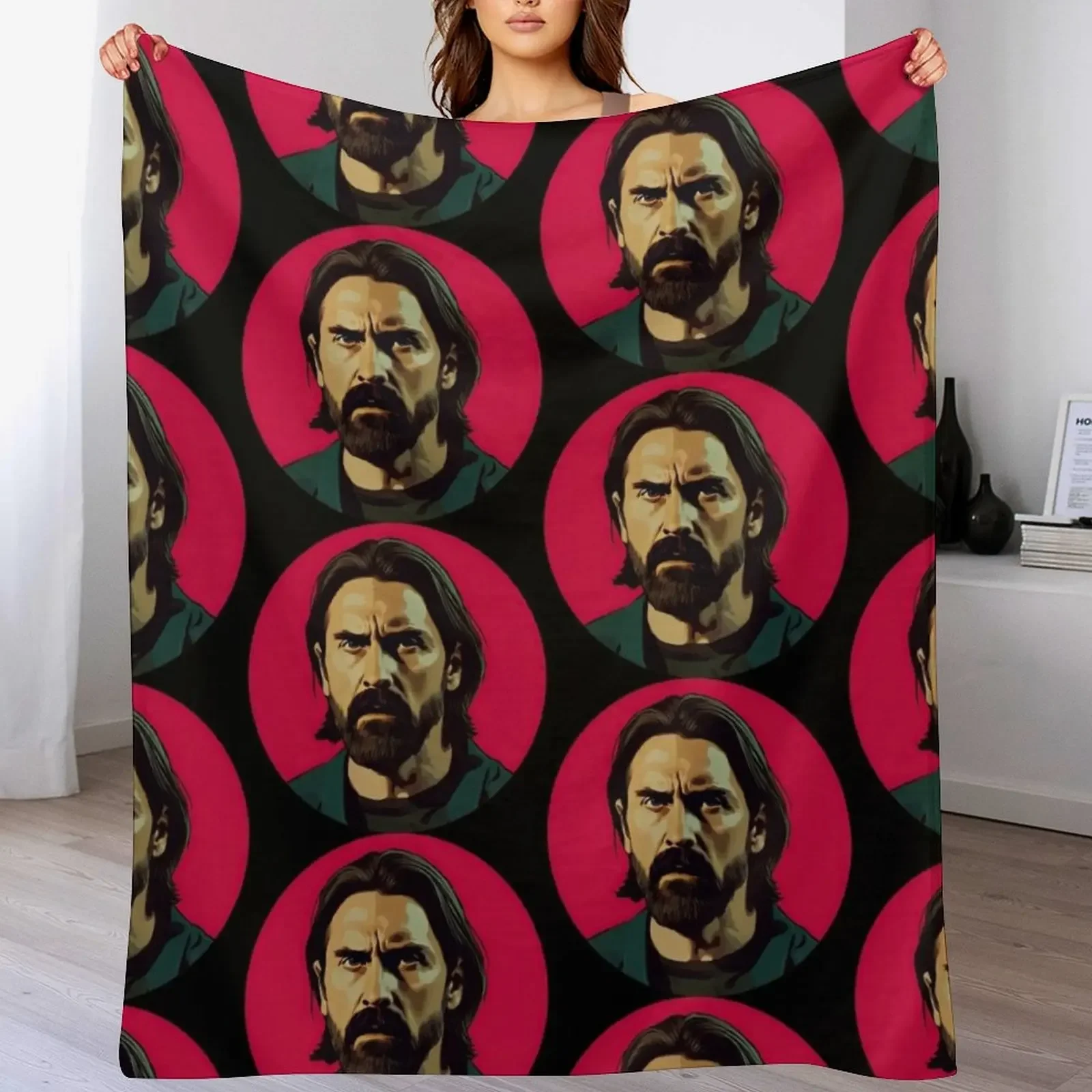 Alan Wake 2 Throw Blanket Multi Use Warm Blanket for Living Room Bedroom