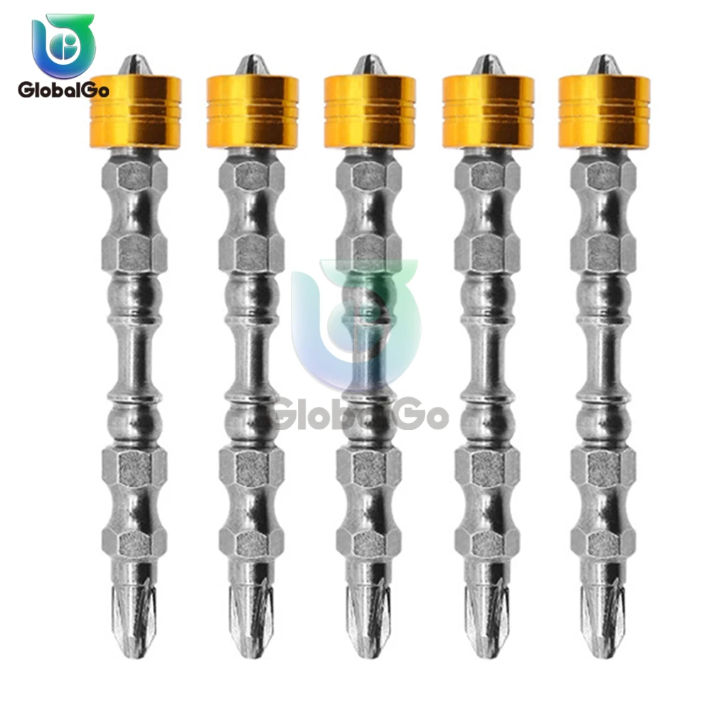 Strong Magnetic Screwdriver Bit Set 65mm Phillips Electronic Screwdriver Bits For Plasterboard Drywall Screw Driver